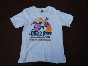 T-shits Tシャツ AZno.99 NEW WAVE CLUB 白L B96-104 175-185 SURF WIND ALOHA LEGEND WAVE HAWAII WAIKIKI 古着　used ティーシャツ　