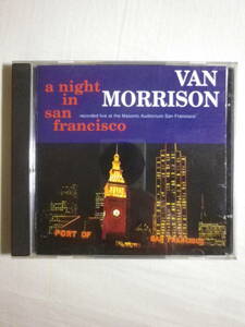 『Van Morrison/A Night In San Francisco(1994)』(1994年発売,POCP-1424/5,廃盤,国内盤,日本語解説付,2枚組ライブ・アルバム)