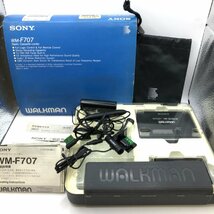 SONY/ソニー/WALKMAN/ウォークマン/WM-F707/カセットプレーヤー/ラジオ/アンティーク/ヴィンテージ/ジャンク/No9_画像1