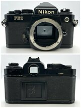 １円～/Nikon/ニコン/FE2/LENS/SERIES E/35mm/F2.5/モータードライブ付/MD-12/フィルムカメラ/一眼レフ/通電・シャッターOK/ジャンク/No173_画像2