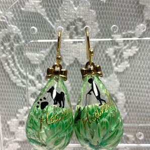 シンプル ピアス 犬 シルエット (7)