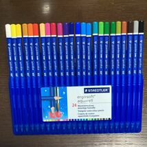 ステッドラー　エルゴソフト　色鉛筆　水彩色鉛筆　24色セット　STAEDTLER 色えんぴつ_画像2