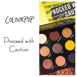 COLOURPOP アイシャドウパレット カラーポップ 海外コスメ カラポ ★proceed with caution