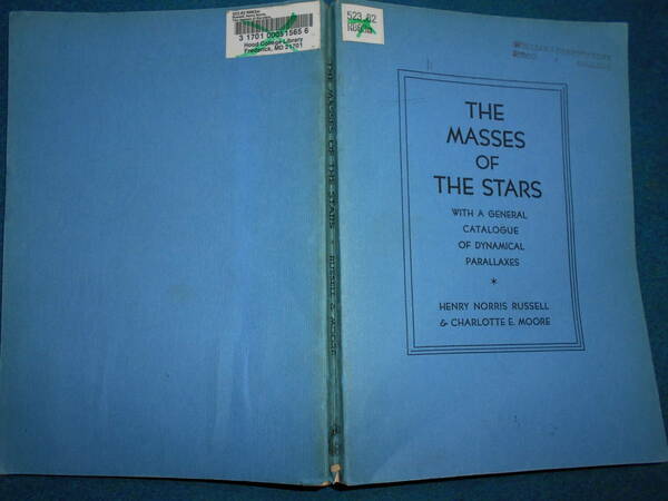即決　アンティーク、天文暦学書、星図Astronomy天体観測1940年『星の質量-動的視差の一般カタログ』Star map, Celestial atlas