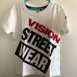 Vision street wear キッズ　120 Tシャツ　半袖　白　子供　未使用　タグ付き　T