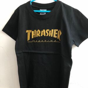 スラッシャー　キッズ　子供　130 Tシャツ　黒　ロゴ　ゴールド　未使用