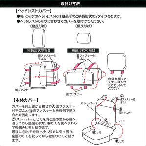 ホンダ アクティ(HA6/HA7)等 軽トラック 汎用 ウェットスーツ素材 撥水 防水シートカバー 運転席/助手席兼用 1枚 ウォーターストップ 黒の画像3