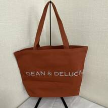 DEAN&DELUCA ディーン&デルーカ トートバッグ 　ブラウン　大_画像2