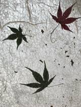 最高級透かし　紅葉和紙　和紙工芸　２枚_画像8