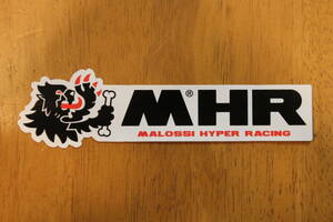 送料250円～ 【ラスト2枚】　マロッシ　MALOSSI　HYPER　RACING　MHR　ステッカー 151Ｘ40ｍｍ