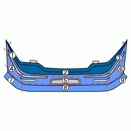 パレット CBA-MK21S フロントバンパーASSY 71711-82K00
