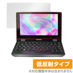 TOPOSH 7 (X133) 保護 フィルム OverLay Plus for TOPOSH タブレット 7インチ X133 液晶保護 アンチグレア 低反射 非光沢 防指紋