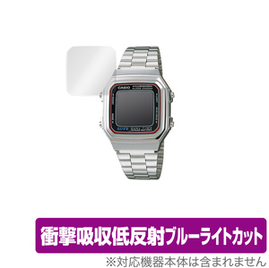 CASIO A178W 保護 フィルム OverLay 抗菌 Brilliant for カシオ A178W シリーズ Hydro Ag+ 抗菌 抗ウイルス 高光沢 腕時計 用