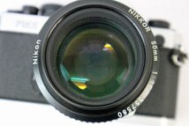 ■ジャンク品■※カビあり　Nikon　ニコン　フィルムカメラ　FM2/50mm1:2レンズ付　（管理12522032300000WY)_画像4