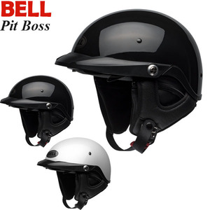 BELL ヘルメット 半帽 Pit Boss モデル グロスブラック/XL-XXL