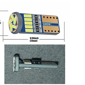 T10バルブ★12Ｖ5Ｗ高輝度ＬＥＤ★4014 SMDＸ15個★ガラスエポキシ基板採用★無極性★2個セットの画像3