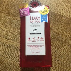 送料無料 1day TATTOO プロキャストアイライナー 02ショコラブラウンブラック 落ちない アイライン kパレット ベスコス1位