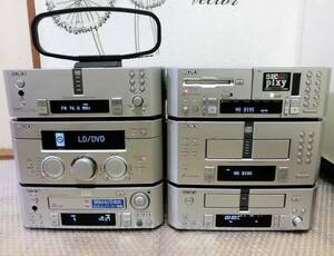 SONY * system player *DHC-MD919* stereo cassette deck TC-TX717 * DVP-M30*RM-IA9K* operation goods *