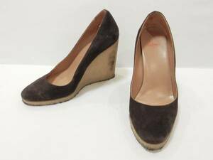 ka start nie-ru:Castaner: Spain made! burns tea n back . Raver Wedge sole * size 36: defect have 