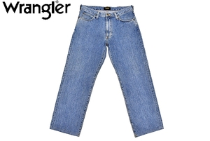 J6856★超美品★Wrangler W04044 ラングラー★ヴィンテージウォッシュ加工デニム ストレートジーンズ　W34　同時梱包可能