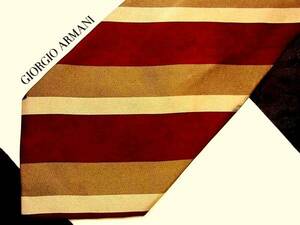 5-4941*joru geo Armani [ stripe ] necktie *