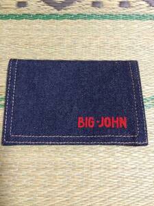 BIG-JOHN ビッグジョン サイフ 財布 ウォレット 新品未使用 当時 ビンテージ 送料無料 デニム 希少レア マニア