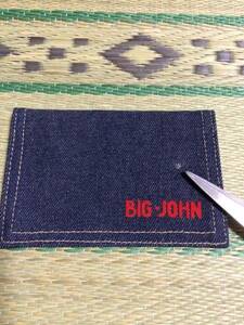 BIG-JOHN ビッグジョン サイフ 財布 ウォレット 非売品 サンプル 販促 新品未使用 希少レア 当時 ビンテージ 送料無料