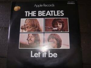 R98 レコード盤EP THE BEATLES Let it be ビートルズ