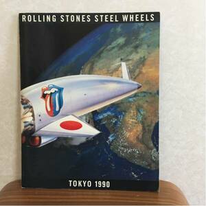  подлинная вещь * low кольцо Stone zROLLING STONES STEEL WHEELS TOKYO 1990* проспект 