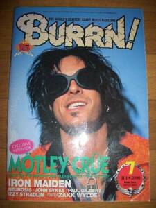 『BURRN! No.214/'00.7』MOTLEY CRUE/IRON MAIDEN/PANTERA