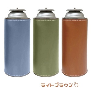 ガス缶カバー CB缶カバー PUレザー 保護ケース 衝撃から守る