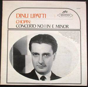 Dinu Lipatti ＂ ショパン協奏曲　第1番　” 　30㎝LP 　USA輸入盤　