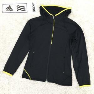 adidas GOLF adizeio Adidas Golf sport wear Golf wear parka Performance Logo lady's size XS black TaylorMade 