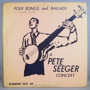 ■10INCH盤!STINTON!★PETE SEEGER/CONCERT★オリジ名盤■