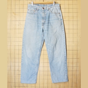 90s USA製 Levis 510 リーバイス ブルー ジーンズ デニム パンツ W32 アメリカ古着