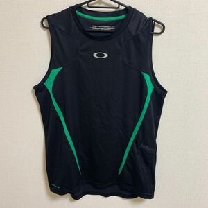 【人気】OAKLEY インナーシャツ オークリー ドライ素材 スポーツウェア トレーニングウェア ブラック グリーン
