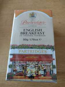 パートリッジ Partridges 紅茶 イングリッシュ ブレックファスト ティーバッグ 25個 新品未開封