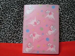 * Disney The Aristocats Marie Marie Chan white cat binder - notebook memo pad 4 color ring Note pink new goods beautiful goods 