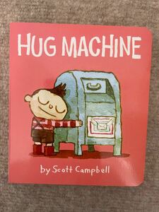 英語絵本　hug machine