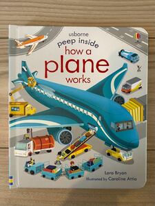 英語絵本　しかけ絵本　how a plane works