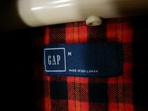 to5398　GAP　ギャップ　長袖　チェック　デザイン　シャツ　微起毛　ネルシャツ　人気　送料格安_画像4