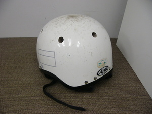競輪ヘルメット　Arai製　サイズM　NJS公認　アライ　ネーム書きあり