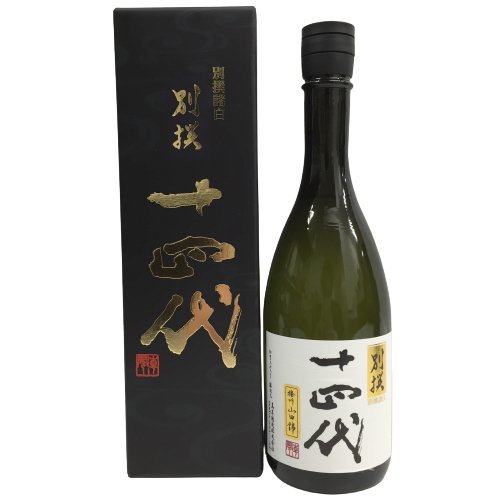 定番人気 十四代 別撰諸白 四合瓶 化粧箱付き 飲料/酒