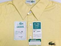 最終出品!超レア!!80年代 文字ラコ!! ★ 希少! 文字ラコステ デッドストック品!! 【 LA.CHEMISE LACOSTE 】サイズ3 ★オリジナルタグ付き _画像3