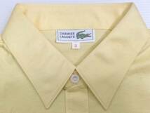 最終出品!超レア!!80年代 文字ラコ!! ★ 希少! 文字ラコステ デッドストック品!! 【 LA.CHEMISE LACOSTE 】サイズ3 ★オリジナルタグ付き _画像5