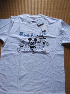 ディズニーミッキーアート　フジオプロ　ユニクロコラボTシャツL 新品