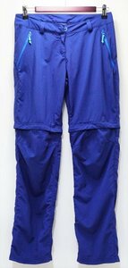  beautiful goods France Quechuake Sure light weight speed .2Way trekking pants size 38 Japan Lady's M~L corresponding 