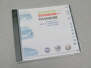 *FIAT LANCIA Alfa Romeo EXAMINER Release 5.10.1 diagnosis machine CD 2002 year 3 month version 1806458000 211023AR1528