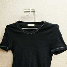 EMPORIO ARMANI エンポリオアルマーニ アンダーウェア Tシャツ シャツ 肌着 半袖 半袖シャツ 紺色 トップスUNDERWEAR 無地Tシャツ _画像2