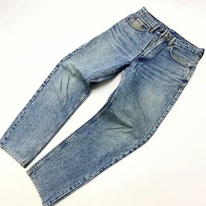 リーバイス LEVIS デニムパンツ Gパン ジーンズ テーパード アイスブルー 90年 革パッチ ヴィンテージ 絶妙 綺麗なシルエット W29■Ja3311